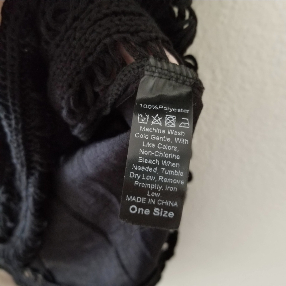 NWT Black Beach Coverup Swim Essential - Picture 7 of 8